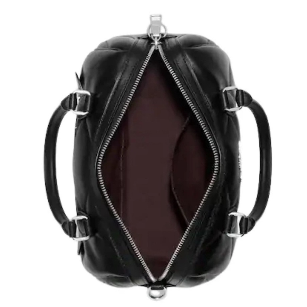 Coach Black Quilted Satchel - Picture 2 of 4